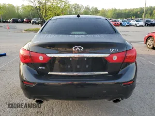 2015 Infiniti Q50 Premium with VIN JN1BV7AR1FM411069, listed as a Copart auction lot 54003945 with 118,888 mi miles and Salvage Title. Bid and sale history available at carsss.com. Image 6.