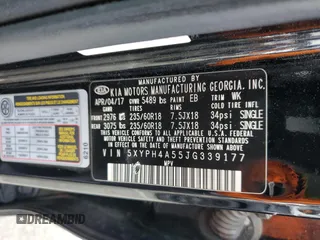 2018 Kia Sorento EX with VIN 5XYPH4A55JG339177, listed as a Copart auction lot 48930175 with 66,696 mi miles and Salvage Title. Bid and sale history available at DreamBid. Image 14.