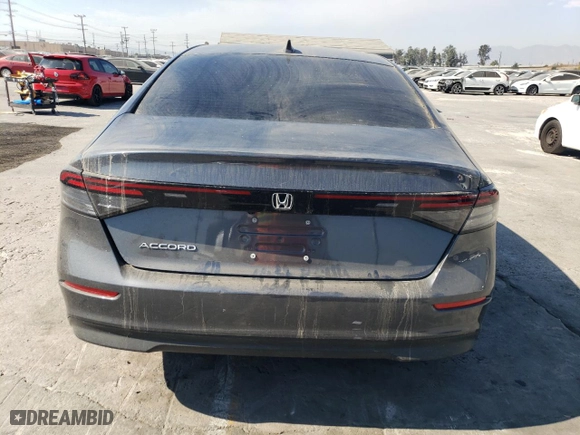 2024 Honda Accord Sedan EX with VIN 1HGCY1F39RA018826, listed as a Copart auction lot 74720004 with 22,387 mi miles and Salvage Title. Bid and sale history available at carsss.com. Image 6.