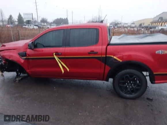 2022 Ford Ranger XL with VIN 1FTER4FH9NLD44108, listed as a IAAI auction lot 41117761 with 44,729 mi miles. Bid and sale history available at carsss.com. Image 15.
