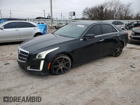 2014 Cadillac CTS Luxury RWD with VIN 1G6AR5SX7E0185501, listed as a Copart auction lot 44341465 with 112,931 mi miles and Salvage Title. Bid and sale history available at carsss.com. Image 1.