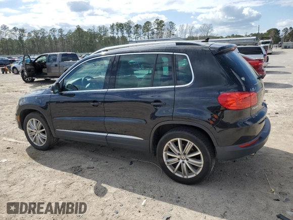 2012 Volkswagen Tiguan SE with VIN WVGAV7AX1CW610349, listed as a Copart auction lot 49250985 with 139,718 mi miles and Salvage Title. Bid and sale history available at DreamBid. Image 2.