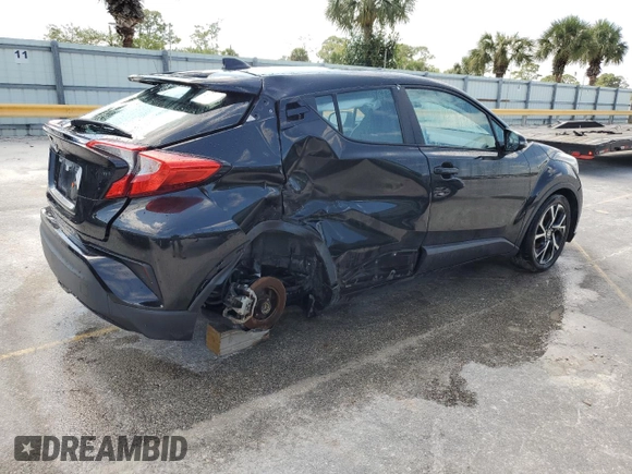 2021 Toyota C-HR LE with VIN NMTKHMBX1MR127392, listed as a Copart auction lot 50046015 with 98,417 mi miles and Non Repairable. Bid and sale history available at DreamBid. Image 3.