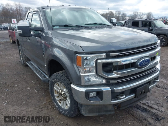 2022 Ford Super Duty F-250 SRW XL with VIN 1FT7X2B68NEC54413, listed as a IAAI auction lot 41908487 with 91,119 mi miles. Bid and sale history available at carsss.com. Image 1.