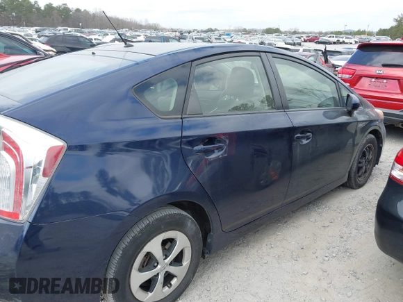 2013 Toyota Prius One with VIN JTDKN3DU8D1717206, listed as a IAAI auction lot 41723313 with 124,111 mi miles. Bid and sale history available at carsss.com. Image 13.
