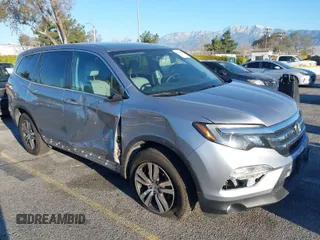 2016 Honda Pilot EX with VIN 5FNYF5H35GB009107, listed as a IAAI auction lot 41753477 with 93,677 mi miles. Bid and sale history available at carsss.com. Image 1.