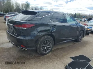 2021 Lexus RX 350 F Sport with VIN 2T2YZMDA8MC271852, listed as a Copart auction lot 55059655 with 93,217 mi miles and Clean title. Bid and sale history available at DreamBid. Image 3.