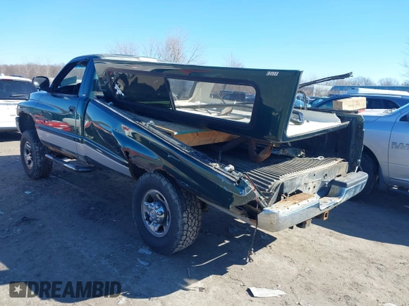 1998 Dodge Ram 2500 with VIN 3B7KF26ZXWM234788, listed as a IAAI auction lot 41811371 with 183,789 mi miles. Bid and sale history available at carsss.com. Image 3.