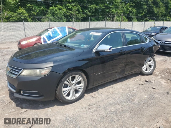 2014 Chevrolet Impala LT with VIN 2G1115SL4E9281117, listed as a Copart auction lot 62035295 with 159,378 mi miles and Salvage title. Bid and sale history available at DreamBid. Image 1.