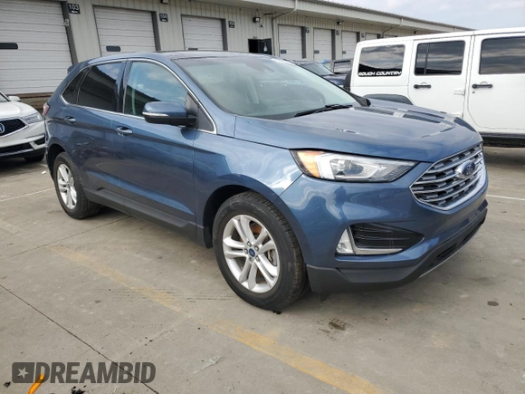 2019 Ford Edge SEL with VIN 2FMPK4J97KBB47474, listed as a Copart auction lot 52190325 with 80,520 mi miles and Salvage title. Bid and sale history available at DreamBid. Image 4.