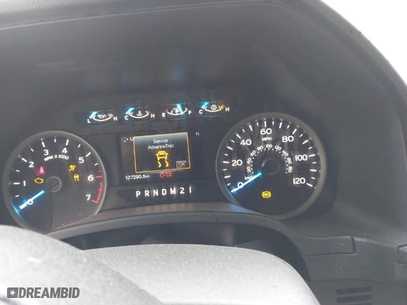 2017 Ford F-150 XL with VIN 1FTEW1EP5HFC55946, listed as a IAAI auction lot 41508349 with 127,290 mi miles. Bid and sale history available at carsss.com. Image 7.