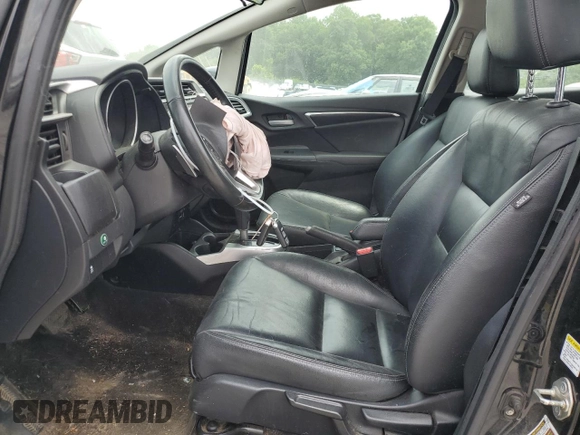 2015 Honda Fit EX-L with VIN 3HGGK5H80FM751512, listed as a Copart auction lot 60594335 with 160,765 mi miles and Salvage title. Bid and sale history available at DreamBid. Image 7.
