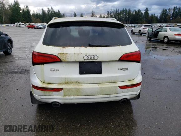 2013 Audi Q5 Hybrid Prestige with VIN WA1C8AFP4DA069204, listed as a Copart auction lot 80386824 with 85,958 mi miles and Clean title. Bid and sale history available at DreamBid. Image 6.