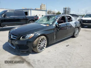 2018 Mercedes-Benz C 300 with VIN 55SWF4KB1JU260732, listed as a Copart auction lot 65649784 with Not Provided miles and Salvage Title. Bid and sale history available at DreamBid. Image 1.