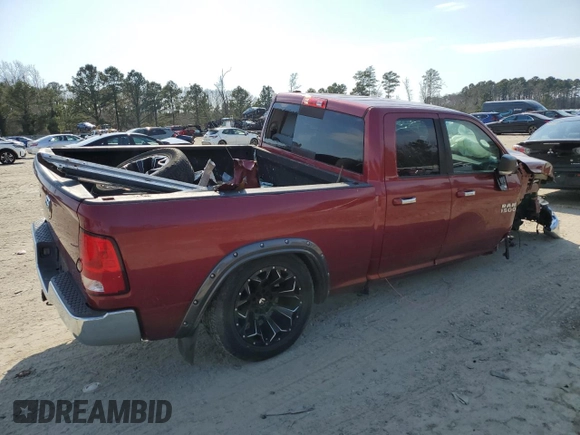 2014 Ram 1500 SLT with VIN 1C6RR7GM0ES338077, listed as a Copart auction lot 42348614 with Not provided miles and Salvage title. Bid and sale history available at DreamBid. Image 3.