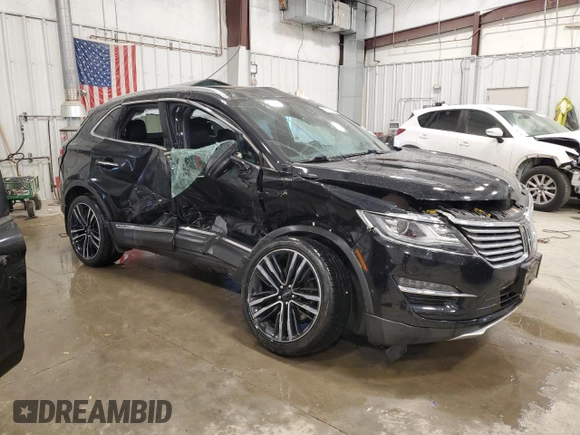 2017 Lincoln MKC Reserve with VIN 5LMTJ3DH9HUL70808, listed as a Copart auction lot 55073295 with 55,775 mi miles and Non Repairable. Bid and sale history available at DreamBid. Image 4.
