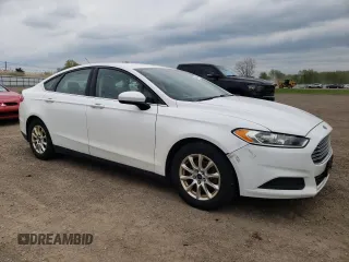 2015 Ford Fusion S with VIN 3FA6P0G76FR276254, listed as a Copart auction lot 54843405 with 185,344 mi miles and Clean Title. Bid and sale history available at DreamBid. Image 4.