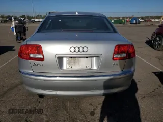 2007 Audi A8 L 4.2L with VIN WAUMV44E77N025911, listed as a Copart auction lot 74821004 with 184,166 mi miles and Salvage Title. Bid and sale history available at carsss.com. Image 6.