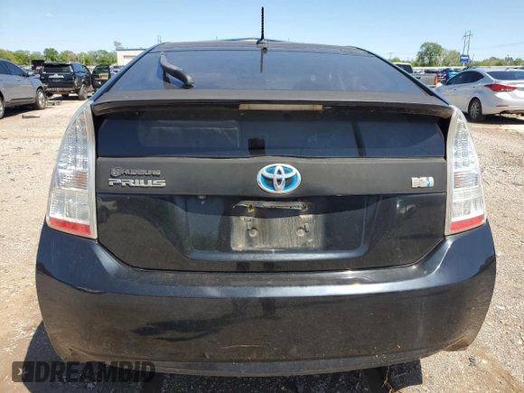 2010 Toyota Prius II with VIN JTDKN3DU0A0018542, listed as a Copart auction lot 53578665 with 0 mi miles and Clean Title. Bid and sale history available at carsss.com. Image 6.