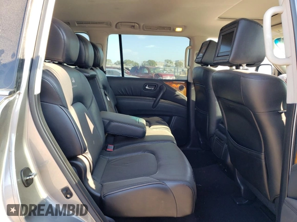 2012 Infiniti QX56 8-passenger with VIN JN8AZ2ND8C9715162, listed as a Copart auction lot 71669624 with 0 mi miles and Salvage Title. Bid and sale history available at carsss.com. Image 11.