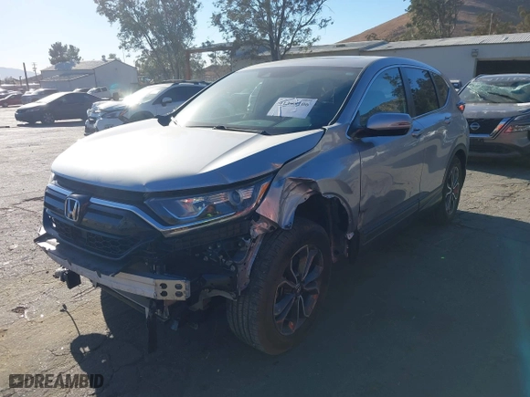 2021 Honda CR-V EX with VIN 2HKRW1H56MH420768, listed as a IAAI auction lot 41398106 with 27,188 mi miles. Bid and sale history available at carsss.com. Image 19.