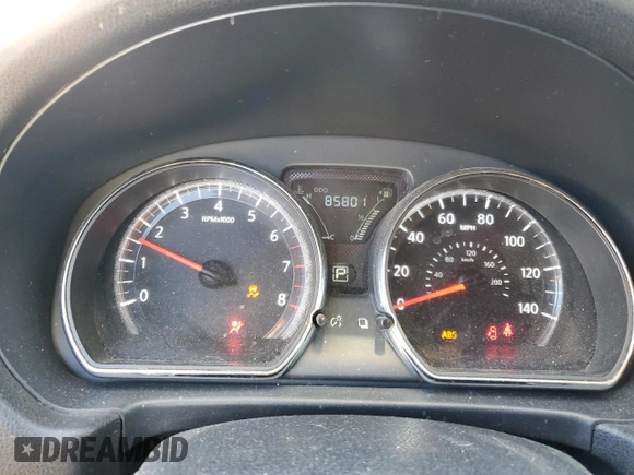 2019 Nissan Versa SV with VIN 3N1CN7AP0KL840887, listed as a Copart auction lot 56193595 with 85,801 mi miles and Salvage title. Bid and sale history available at DreamBid. Image 9.
