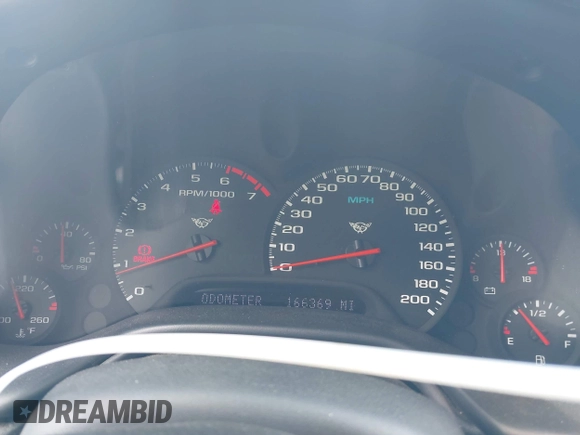 2002 Chevrolet Corvette with VIN 1G1YY32G725105771, listed as a IAAI auction lot 42693742 with 166,369 mi miles and . Bid and sale history available at DreamBid. Image 7.