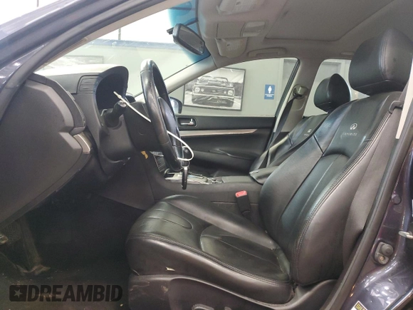 2011 Infiniti G25 x with VIN JN1DV6AR9BM452272, listed as a Copart auction lot 56738105 with 190,056 mi miles and Salvage title. Bid and sale history available at DreamBid. Image 7.