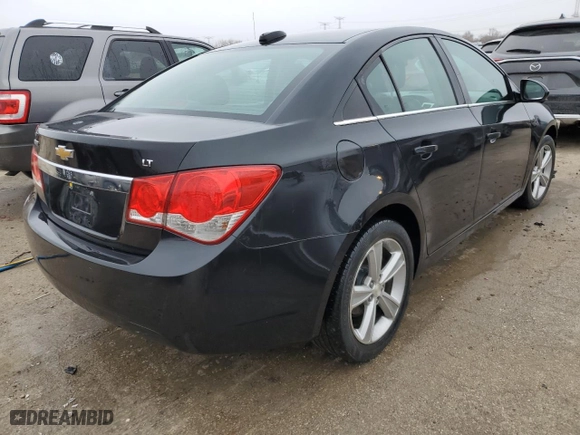 2015 Chevrolet Cruze LT with VIN 1G1PE5SB0F7192718, listed as a Copart auction lot 43453325 with 98,715 mi miles and Salvage Title. Bid and sale history available at carsss.com. Image 3.