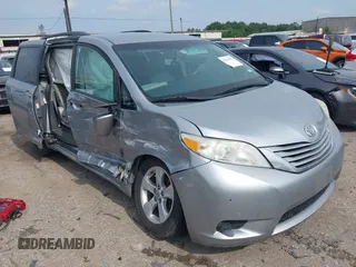 2015 Toyota Sienna LE AAS with VIN 5TDKK3DC1FS655489, listed as a IAAI auction lot 42394637 with 199,108 mi miles and . Bid and sale history available at DreamBid. Image 1.