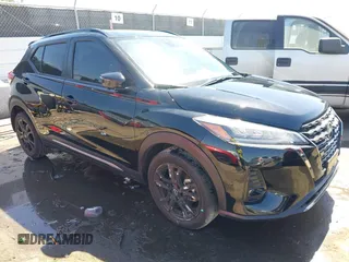 2024 Nissan Kicks SR with VIN 3N1CP5DV7RL490435, listed as a IAAI auction lot 41817333 with 7,918 mi miles and . Bid and sale history available at DreamBid. Image 6.