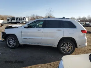 2017 Jeep Grand Cherokee Summit z VIN 1C4RJFJG6HC695291, wystawiony jako Copart lot #84927914 z przebiegiem 136 553 mil mil oraz Szkoda całkowita • Salvage title. Historia ofert i sprzedaży dostępna na DreamBid. Obrazek 2.
