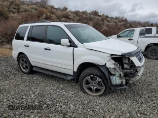 2005 Honda Pilot EX-L with VIN 2HKYF18595H532672, listed as a Copart auction lot 86704284 with 268,018 mi miles and Salvage Title. Bid and sale history available at carsss.com. Image 4.