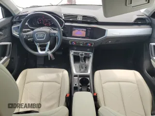 2021 Audi Q3 Premium with VIN WA1AUCF39M1133071, listed as a Copart auction lot 53138115 with 21,639 mi miles and Salvage Title. Bid and sale history available at carsss.com. Image 8.