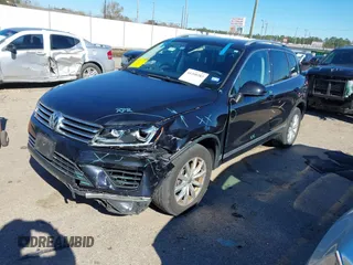 2016 Volkswagen Touareg Sport with VIN WVGEF9BP4GD012265, listed as a IAAI auction lot 41208383 with 69,205 mi miles and . Bid and sale history available at DreamBid. Image 17.