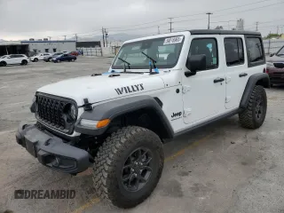 2024 Jeep Wrangler Sport S with VIN 1C4PJXDN5RW107033, listed as a Copart auction lot 59818965 with 8,188 mi miles and Salvage title. Bid and sale history available at DreamBid. Image 1.