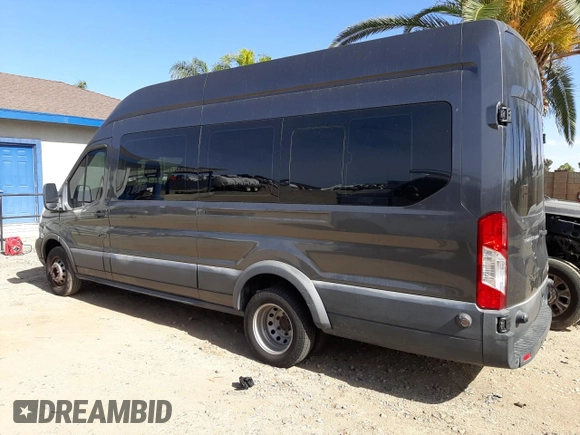 2017 Ford Transit Passenger XL with VIN 1FBVU4XM6HKA88289, listed as a Copart auction lot 79140524 with 90,702 mi miles and Salvage Title. Bid and sale history available at DreamBid. Image 2.