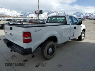 2006 Ford F-150 XL with VIN 1FTRF14W76NA59035, listed as a Copart auction lot 46174185 with 95,424 mi miles and Salvage Title. Bid and sale history available at carsss.com. Image 3.