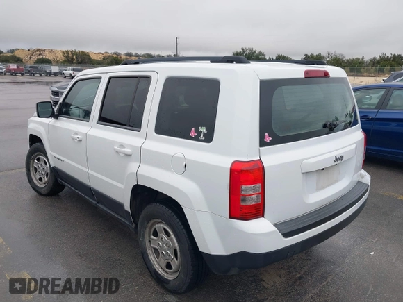 2012 Jeep Patriot Sport with VIN 1C4NJPBAXCD639209, listed as a IAAI auction lot 41539883 with 244,585 mi miles and . Bid and sale history available at DreamBid. Image 3.