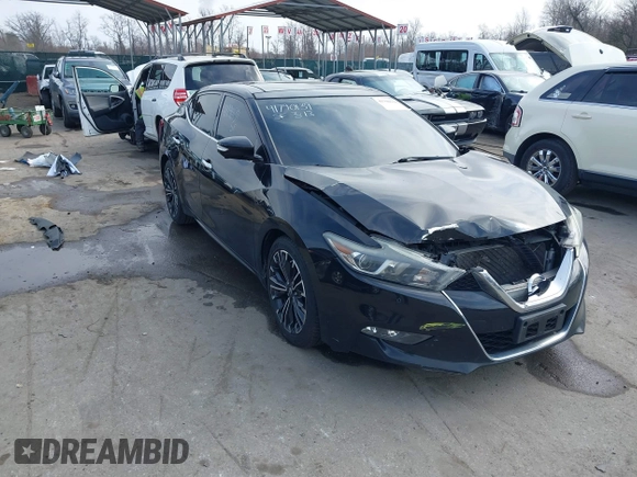 2016 Nissan Maxima 3.5 SV with VIN 1N4AA6AP2GC388167, listed as a IAAI auction lot 41790139 with 91,434 mi miles. Bid and sale history available at carsss.com. Image 1.