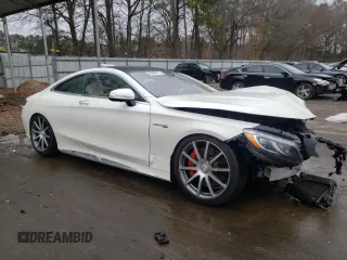 2020 Mercedes-Benz S 63 AMG with VIN WDDXJ8JB2LA041003, listed as a Copart auction lot 43988115 with Not Provided miles and Salvage Title. Bid and sale history available at DreamBid. Image 4.