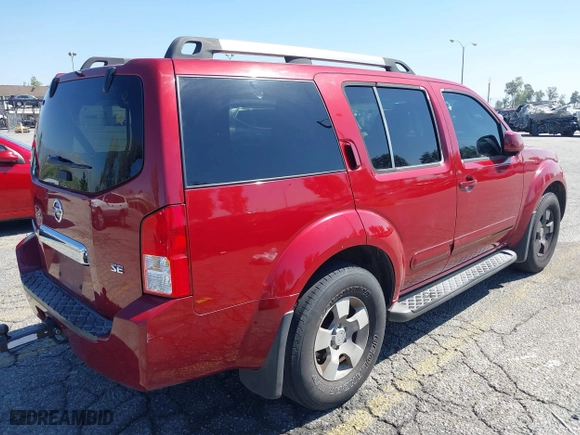 2006 Nissan Pathfinder SE with VIN 5N1AR18U66C614013, listed as a IAAI auction lot 42004323 with 139,868 mi miles. Bid and sale history available at carsss.com. Image 4.