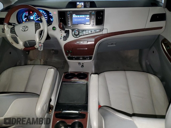 2013 Toyota Sienna XLE with VIN 5TDDK3DC7DS053587, listed as a Copart auction lot 51430625 with 157,860 mi miles and Salvage Title. Bid and sale history available at DreamBid. Image 8.