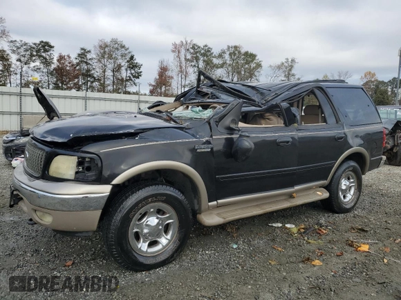 2002 Ford Expedition Eddie Bauer with VIN 1FMFU18L42LA17285, listed as a Copart auction lot 79168664 with 174,514 mi miles and Non repairable. Bid and sale history available at DreamBid. Image 1.