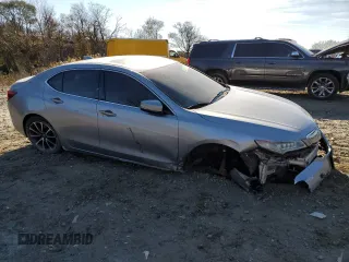 2015 Acura TLX V6 Tech with VIN 19UUB3F53FA000336, listed as a Copart auction lot 83117484 with 152,624 mi miles and Salvage Title. Bid and sale history available at carsss.com. Image 4.