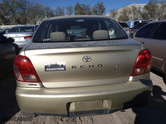 2000 Toyota ECHO with VIN JTDBT1238Y0015788, listed as a Copart auction lot 46440835 with NaN miles and Non Repairable. Bid and sale history available at carsss.com. Image 6.