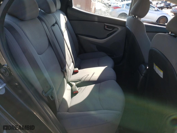 2014 Hyundai Elantra SE with VIN 5NPDH4AE2EH510971, listed as a Copart auction lot 38542202 with 186,280 mi miles and Clean Title. Bid and sale history available at carsss.com. Image 6.