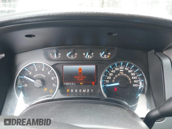2012 Ford F-150 XL with VIN 1FTFW1ET7CFA72882, listed as a IAAI auction lot 41836206 with 115,474 mi miles. Bid and sale history available at carsss.com. Image 7.