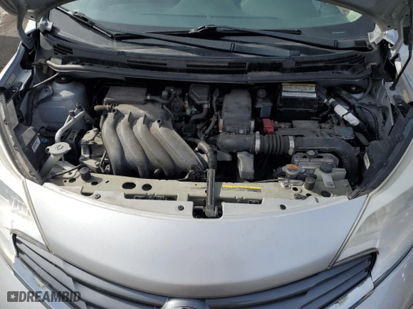2014 Nissan Versa Note S Plus with VIN 3N1CE2CP0EL351801, listed as a Copart auction lot 46689685 with 108,199 mi miles and Salvage Title. Bid and sale history available at carsss.com. Image 12.