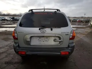 2004 Hyundai Santa Fe GLS with VIN KM8SC13E54U787809, listed as a Copart auction lot 83023704 with 120,358 mi miles and Salvage Title. Bid and sale history available at carsss.com. Image 6.